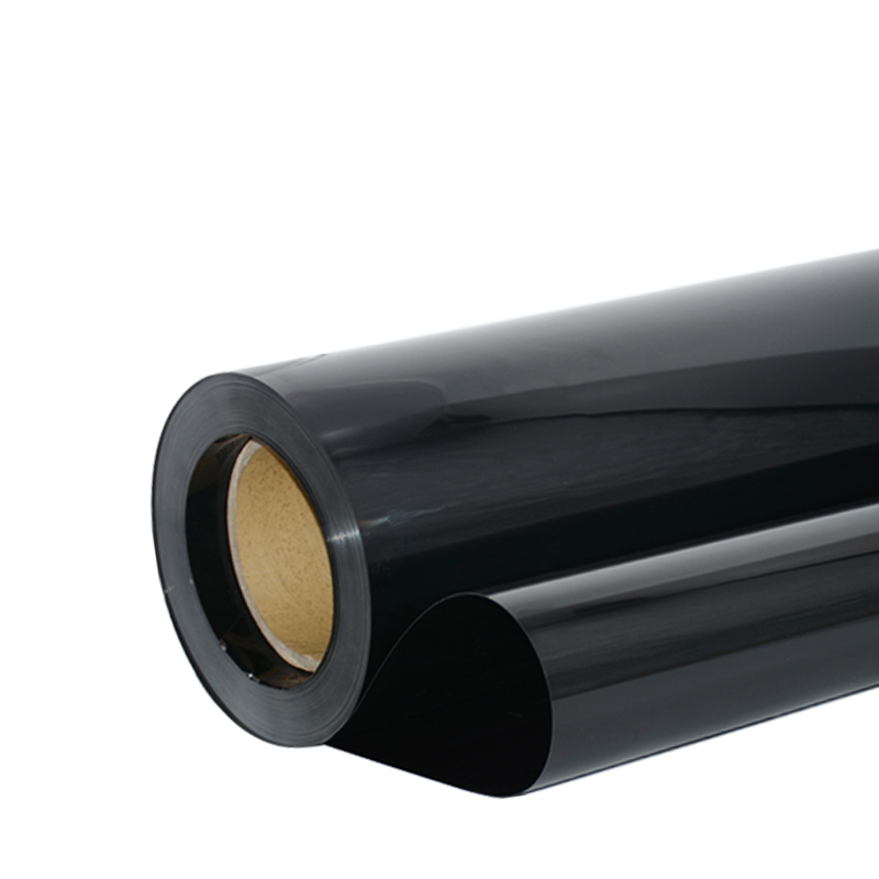 0.15mm عالية اللمعان PVC المرنة البلاستيكية رقيقة ورقة سوداء