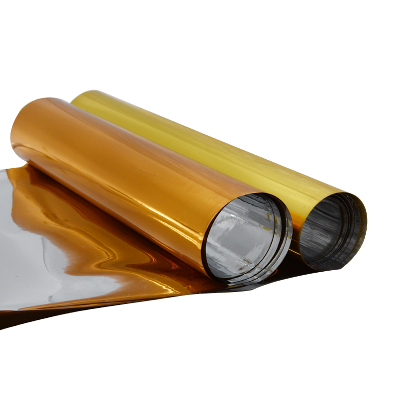 لامعة الذهب PVC PVC ورقة من البلاستيك 0.6MM