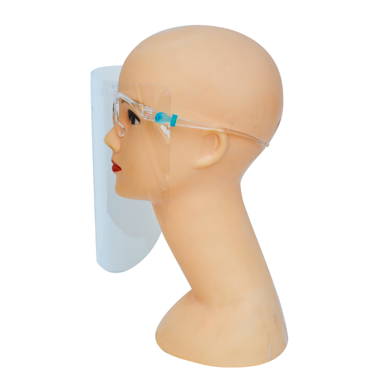 يمكن التخلص منها نظارات واقية من البلاستيك الشفاف قناع حماية سلامة antifogging