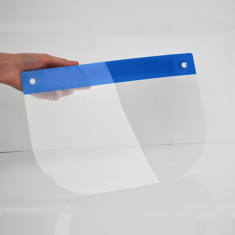 EUROFILE الواقي النظيف المضاد للرذاذ الملون PPE Face Shield حماية كاملة للوجه ، درع الوجه